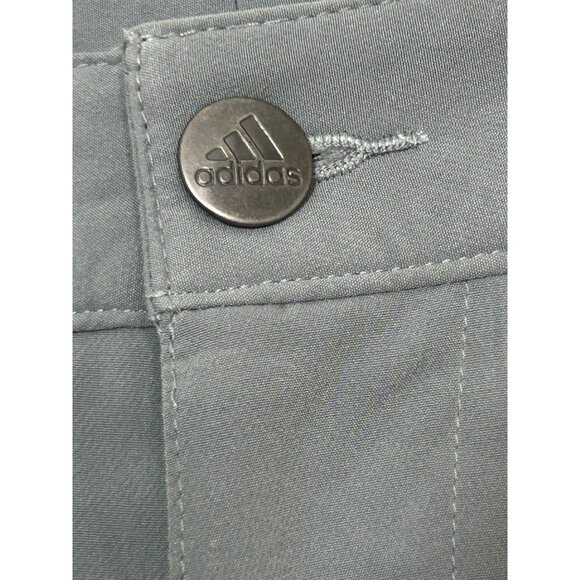 Adidas Men’s Grey Adi Golf Pants GU2673 30 x 32 Tapered Loops Pockets Logo - Picture 9 of 16